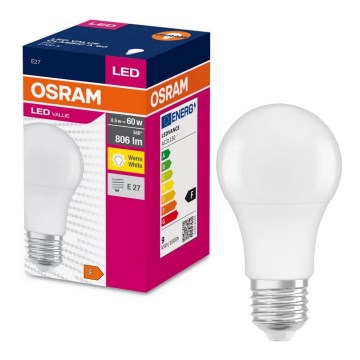 Ampoule LED A60 E27/8,5W/230V 2700K - Osram