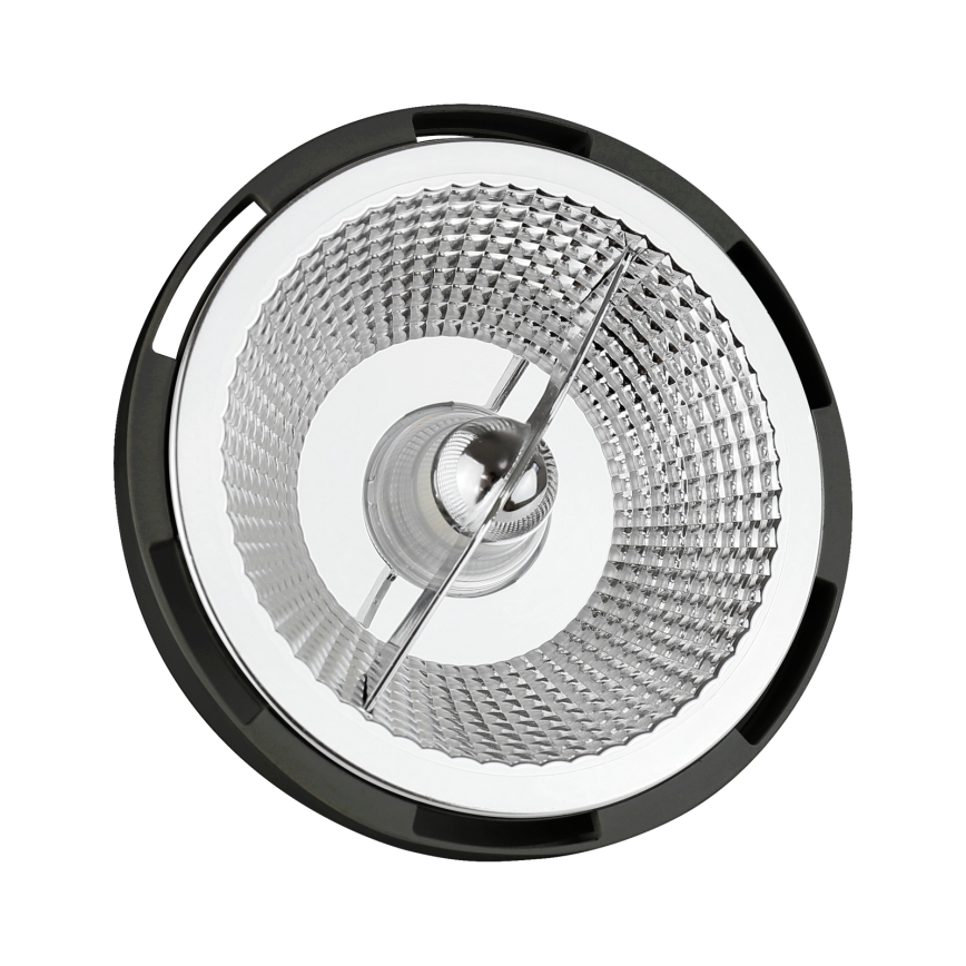 Ampoule LED AR111 GU10/12W/230V 4000K 15° noir
