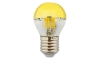 Ampoule LED avec surface miroir sphérique DECOR MIRROR P45 E27/5W/230V 4200K doré