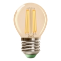 Ampoule LED CLASIC AMBER G45 E27/4W/230V 2200K -  Brilagi
