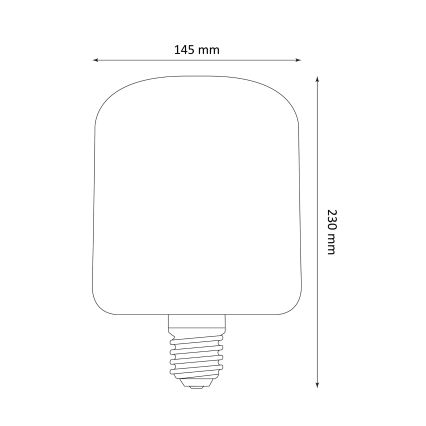 Ampoule LED DECO VINTAGE E27/4W/230V 1800K