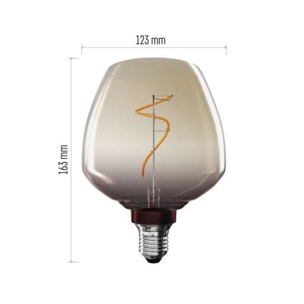 Ampoule LED DECO VINTAGE S123 E27/4W/230V 1800K
