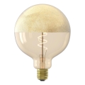 Ampoule LED dimmable à filament G125 E27/4W/230V 1800K dorée IRC 90