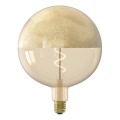 Ampoule LED dimmable à filament G200 E27/4W/230V 1800K avec coiffe, dorée, IRC 90