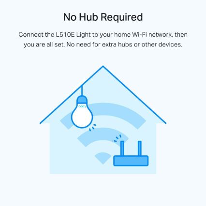 Ampoule LED dimmable A60 E27/8,7W/230V 2700K Wi-Fi - TP-Link