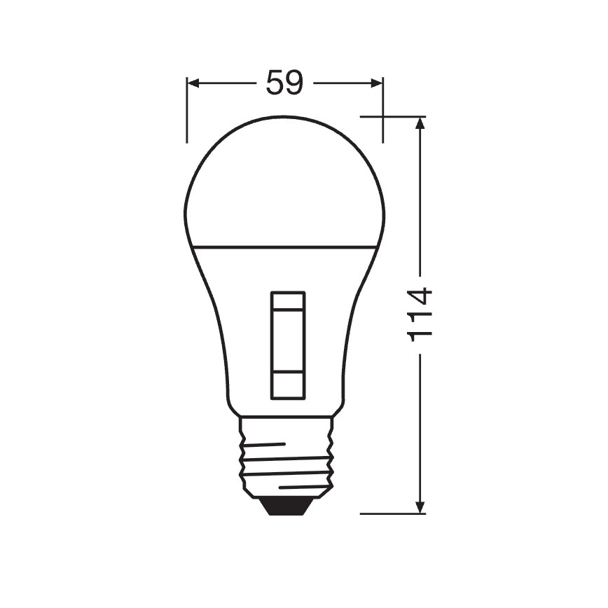 Ampoule LED dimmable CLASSIC A60 E27/10,5W/230V 2700/3000/4000/6500K - Osram