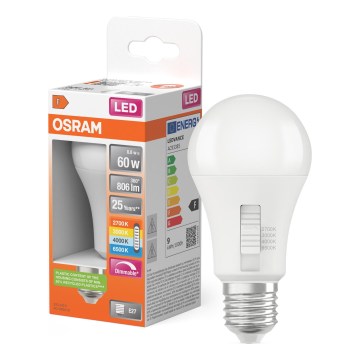 Ampoule LED dimmable CLASSIC A60 E27/8,8W/230V 2700/3000/4000/6500K - Osram
