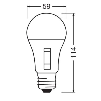 Ampoule LED dimmable CLASSIC A60 E27/8,8W/230V 2700/3000/4000/6500K - Osram