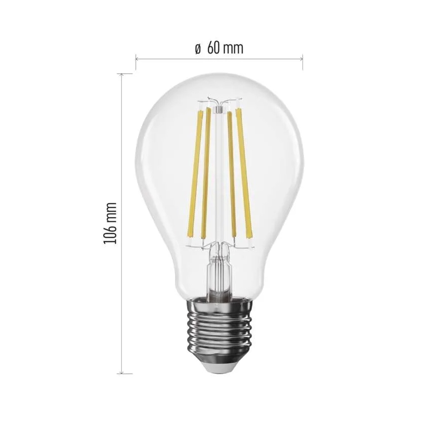 Ampoule LED dimmable FILAMENT A60 E27/7,5W/230V 2700K