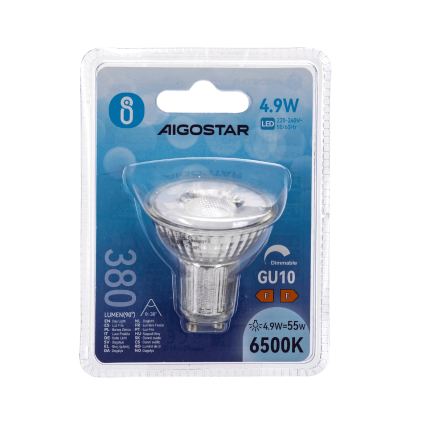 Ampoule LED dimmable GU10/4,9W/230V 6500K - Aigostar