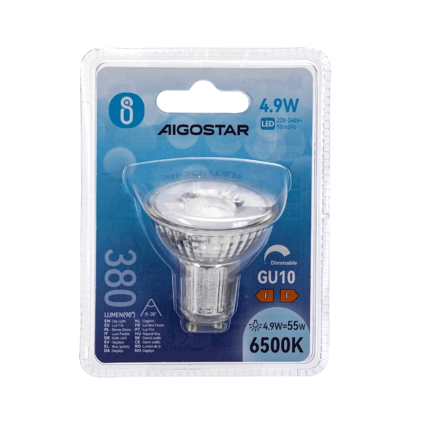 Ampoule LED dimmable GU10/4,9W/230V 6500K - Aigostar