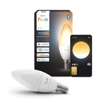 Ampoule LED dimmable Philips Hue White Ambiance B39 E14/3,7W/230V 1000-20000K