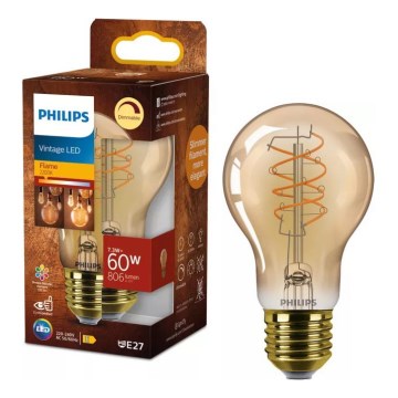 Ampoule LED dimmable VINTAGE Philips A60 E27/7,3W/230V 2200K