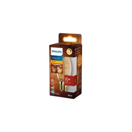 Ampoule LED dimmable VINTAGE Philips B35 E14/2,7W/230V 1800K IRC 90