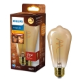 Ampoule LED dimmable VINTAGE Philips ST64 E27/3,1W/230V 1800K