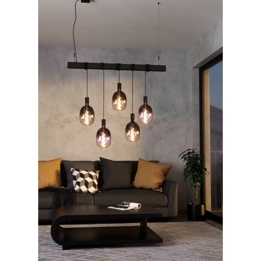 Ampoule LED dimmable VINTAGE T120 E27/4W/230V 1800K fumée - Eglo 110227