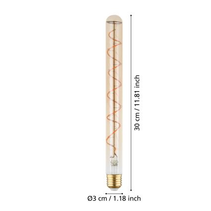 Ampoule LED dimmable VINTAGE T30 E27/4W/230V 1600K - Eglo 110297