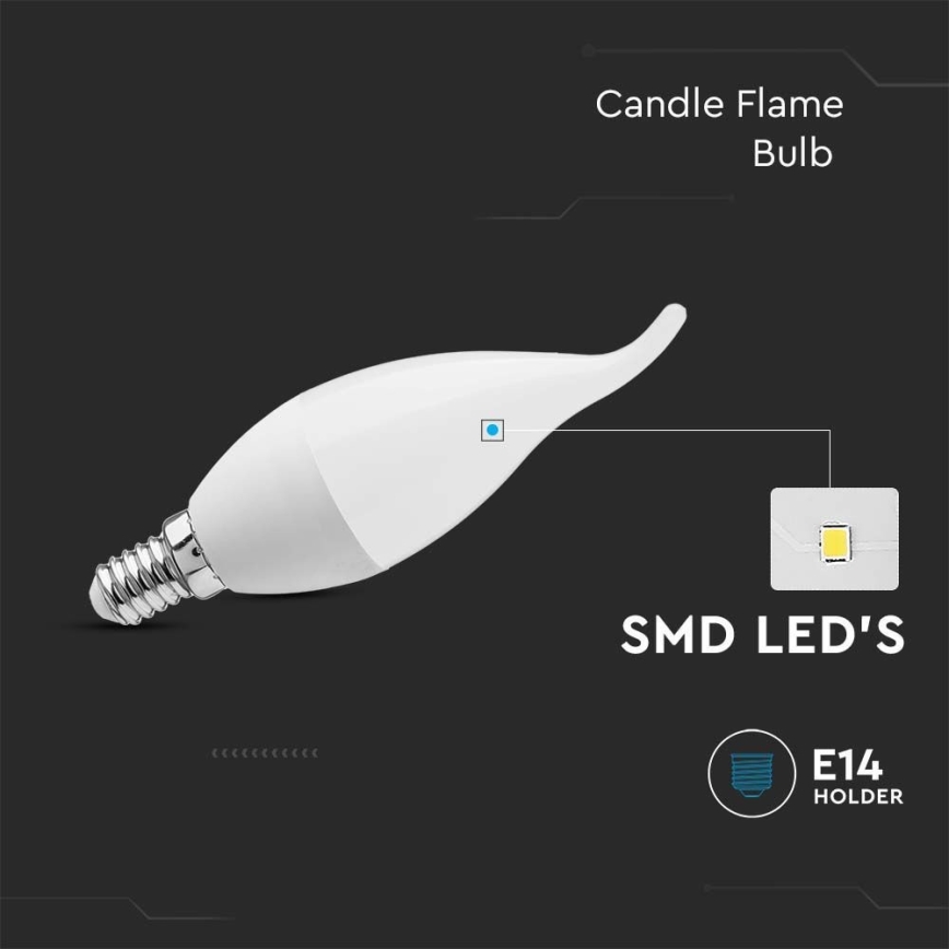 Ampoule LED E14/3,7W/230V 3000K