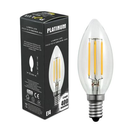 Ampoule LED C37 E14/4W/230V 3000K