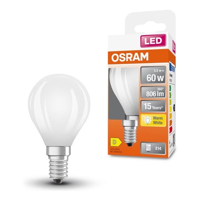 Ampoule LED E14/5,5W/230V 2700K - Osram