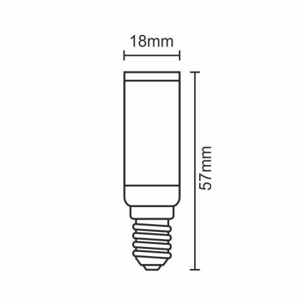 Ampoule LED E14/5W/230V 4000K