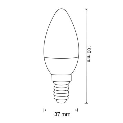 Ampoule LED E14/6,3W/230V 3000K