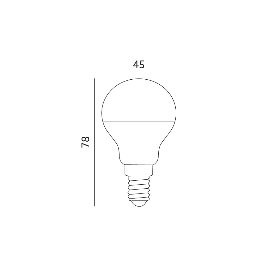 Ampoule LED E14/7W/230V 3000K 525lm