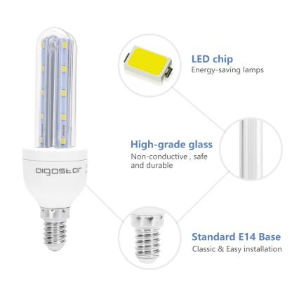 Ampoule LED E14/8W/230V 6500K - Aigostar