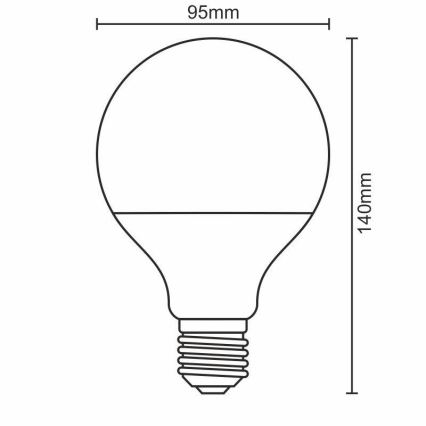 Ampoule LED E27/18W/165-265V 3000K