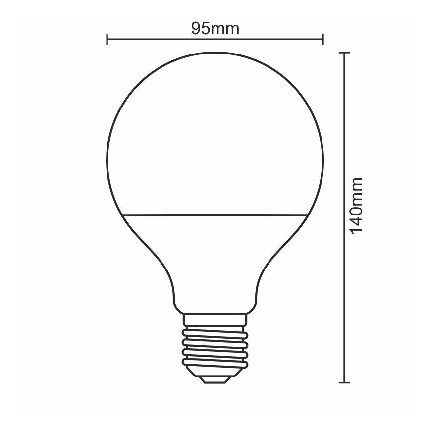 Ampoule LED E27/18W/165-265V 3000K