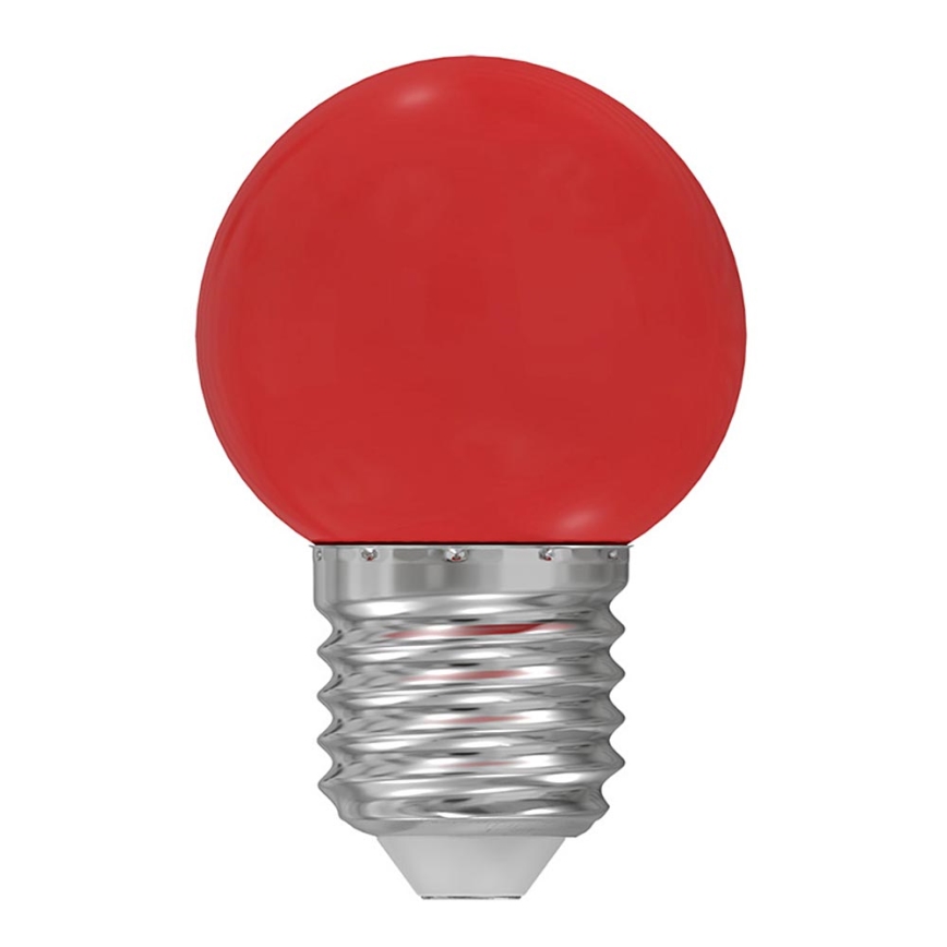 Ampoule LED E27/1W/230V rouge 55006500K Lumimania