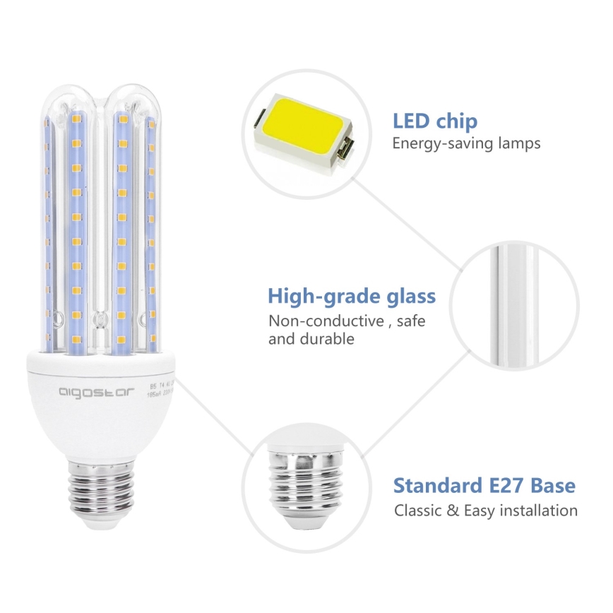 Ampoule LED E27/23W/230V 3000K - Aigostar