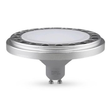 Ampoule LED ECOLINE AR111 GU10/15W/230V 3000K 120° argent - Brilagi