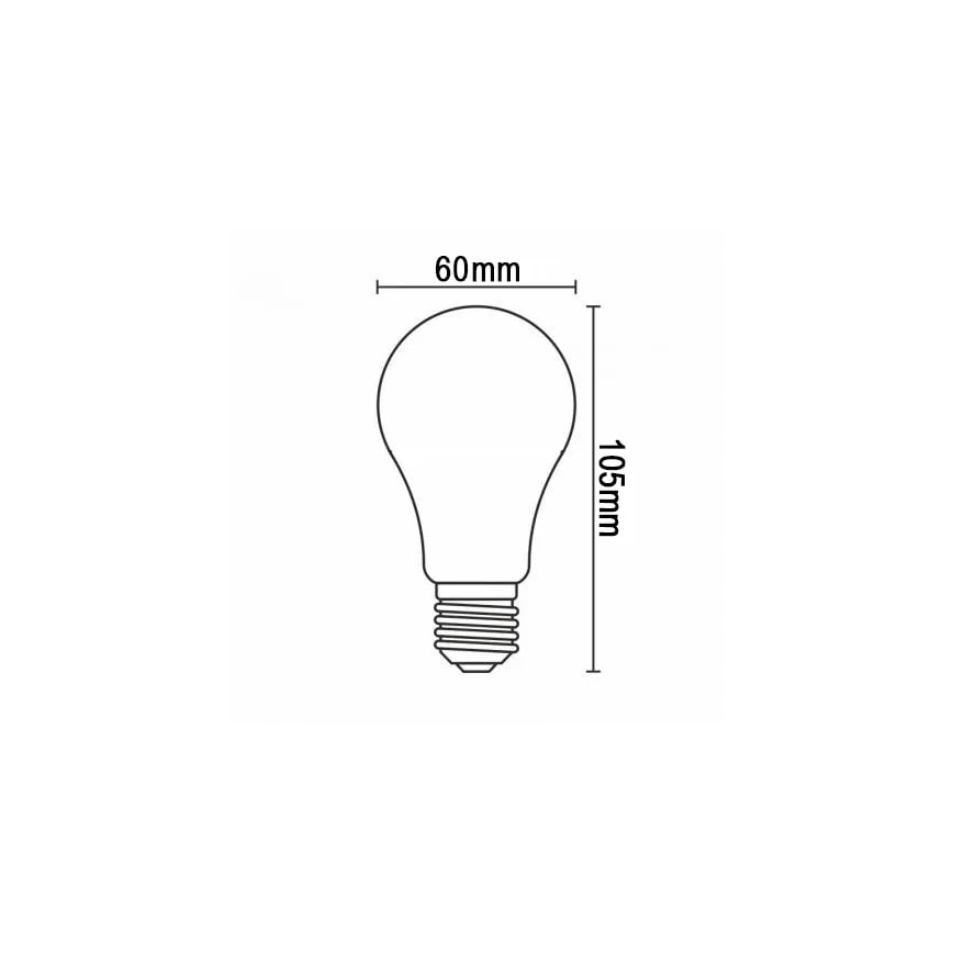 Ampoule LED FILAMENT A60 E27/12W/230V 4000K