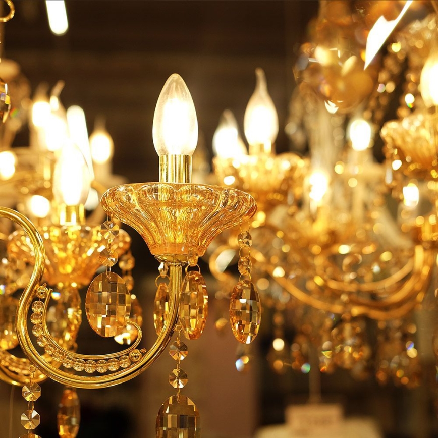 Ampoule LED FILAMENT AMBER E14/4W/230V 2200K