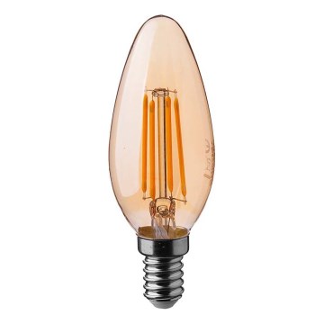 Ampoule LED FILAMENT AMBER E14/4W/230V 2200K