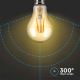 Ampoule LED FILAMENT AMBRE A67 E27/10W/230V 2200K