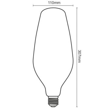 Ampoule LED FILAMENT BUMPED VINTAGE BT110 E27/4W/230V 2000K