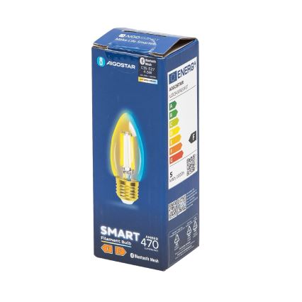 Ampoule LED FILAMENT C35 E27/4,5W/230V 2700-6500K - Aigostar