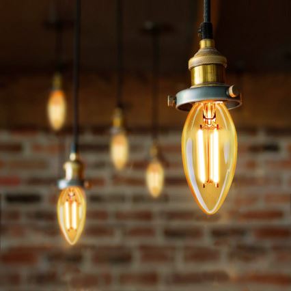 Ampoule LED FILAMENT C35 E27/8W/230V 2200K - Aigostar