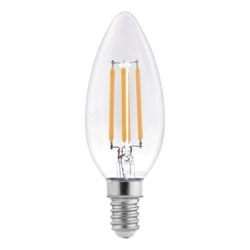 Ampoule LED Filament C37 E14/6W/230V 4000K
