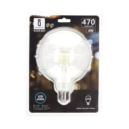 Ampoule LED FILAMENT G125 E27/4W/230V 6500K - Aigostar