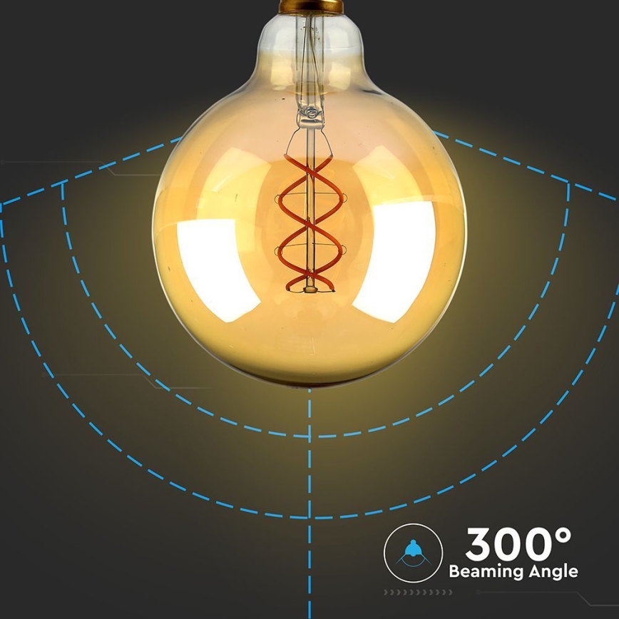 Ampoule LED FILAMENT G125 E27/5W/230V 1800K