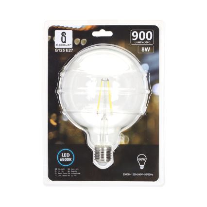 Ampoule LED FILAMENT G125 E27/8W/230V 6500K - Aigostar