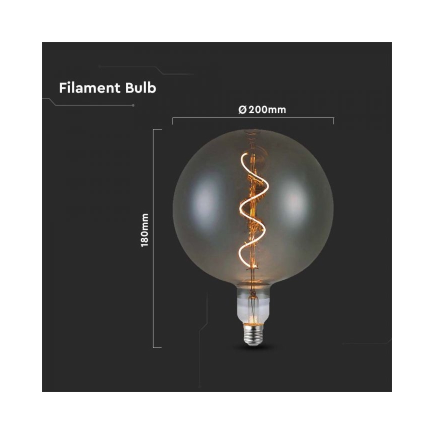 Ampoule LED FILAMENT G200 E27/4W/230V 2700K