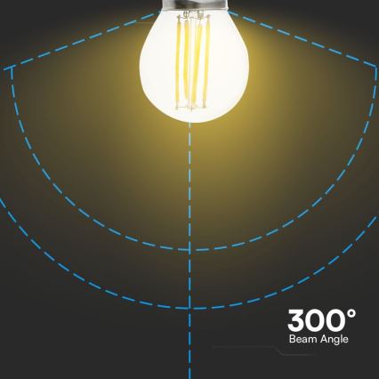 Ampoule LED FILAMENT G45 E27/6W/230V 6500K