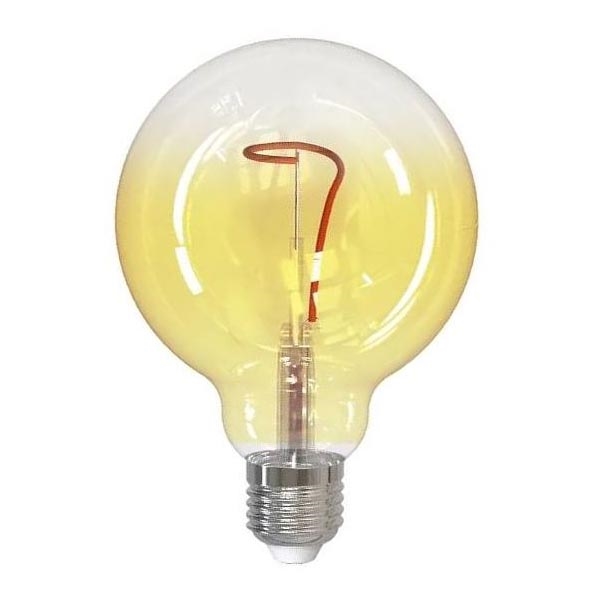 Ampoule LED FILAMENT SHAPE G95 E27/4W/230V 1800K jaune