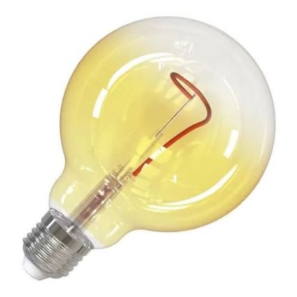 Ampoule LED FILAMENT SHAPE G95 E27/4W/230V 1800K jaune