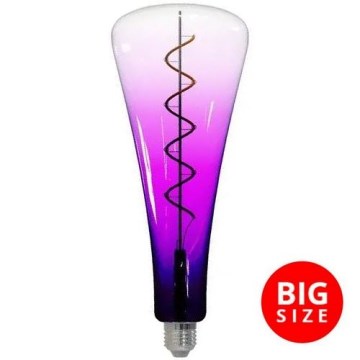 Ampoule LED FILAMENT SHAPE T110 E27/5W/230V 1800K violet