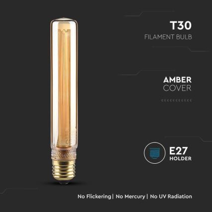 Ampoule LED FILAMENT T30 E27/2W/230V 1800K Art Edition